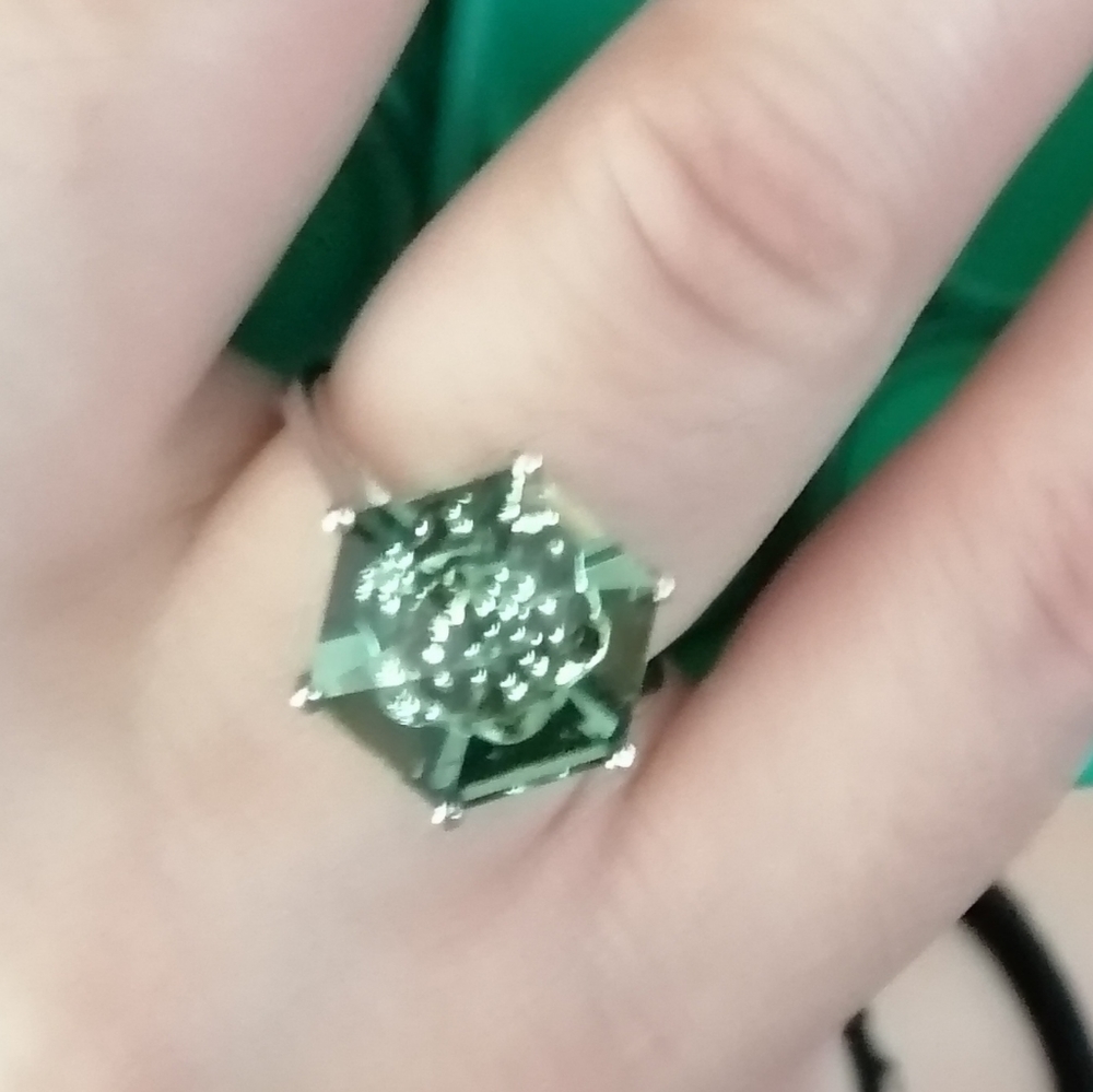 Erinite crystal ring - Picture 2 of 12